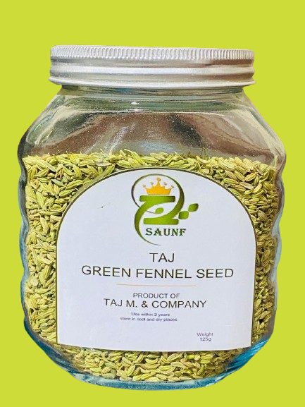 Taj Green Fennel Seed 25grams
